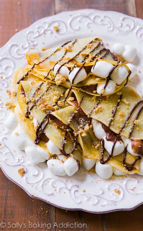 Smores Nutella Crepes Sallys Baking Addiction