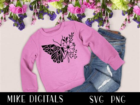 Butterfly Svg Bundle Flowers Svg Butterfly Png Butterfly Svg Cricut Instant Download Etsy