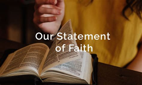 Our Statement Of Faith Ymi