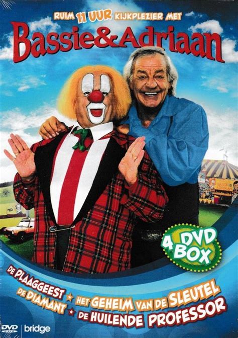 4 Dvd Stackpack Bassie En Adriaan Box Dvd Aad Van Toor Bas Van