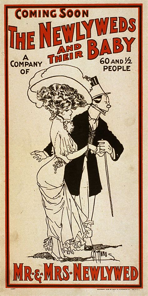 Classic Theater Poster; The newlyweds and their baby, 1900s