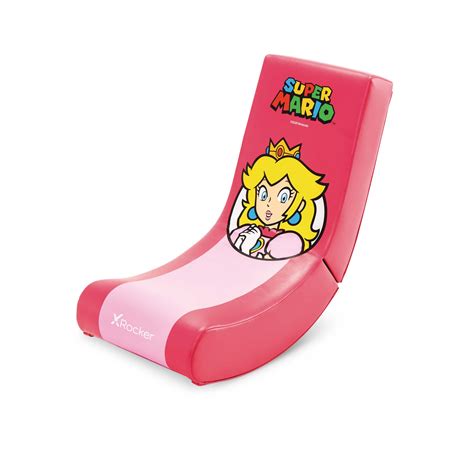 Fauteuil De Jeu Pliable Nintendo Super Peach X Rocker Avec Illustration