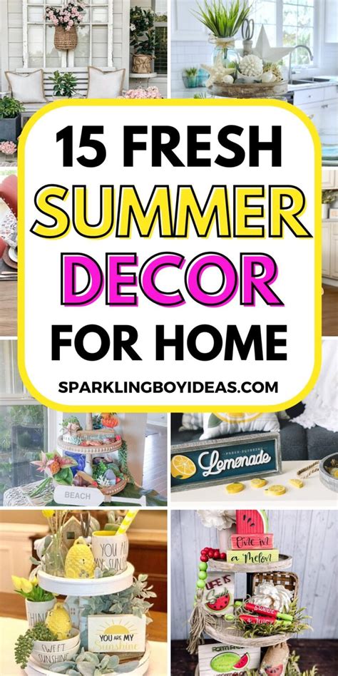 Diy Dollar Tree Summer Decor Sparkling Boy Ideas