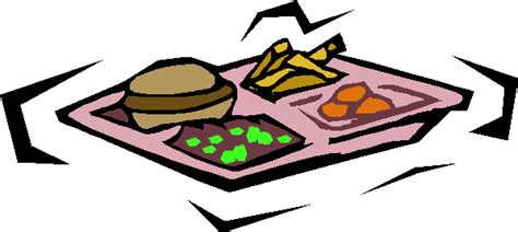 School Lunch Tray ClipArt