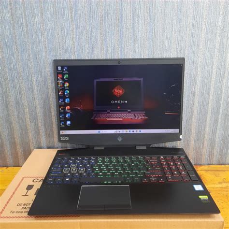 Jual Laptop Gaming HP Omen Dh0105TX Cor I7 9750H Ram 16Gb SSD 512Gb