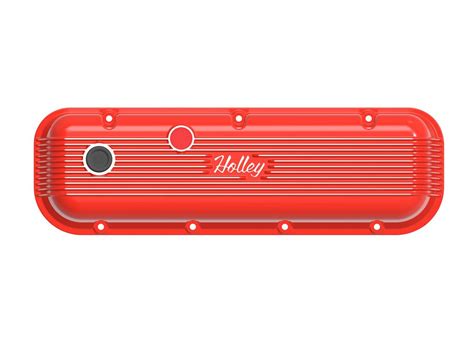 Holley 241 303 Holley Vintage Series Finned Valve Covers BBC Holley