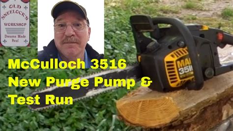 Mcculloch 3516 New Primerpurge Pump And Test Youtube