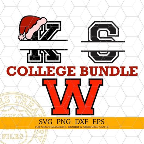 Varsity Font Svg Bundle Christmas Alphabet Svg Santa Hat Etsy UK