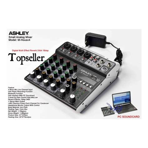 Jual Mixer Audio Ashley M House Original Channel Bluetooth Usb