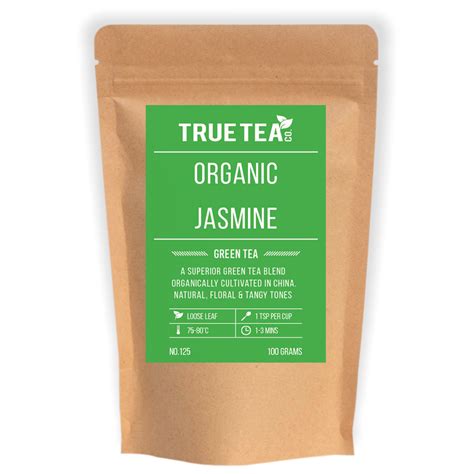 Organic Jasmine Green Tea Loose Leaf Tea True Tea Co