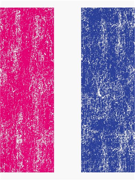 Vintage Bisexual Pride Flag Bi Men Women Premium Sticker For Sale By