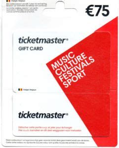 Gift Card: Ticketmaster (Ticketmaster, Belgium(Ticketmaster) Col:BE-TIC-002