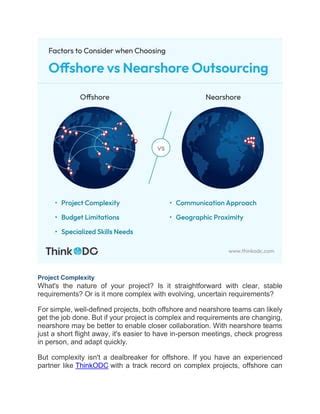 Offshore Vs Nearshore Outsourcing Which One To Choose For Your Project