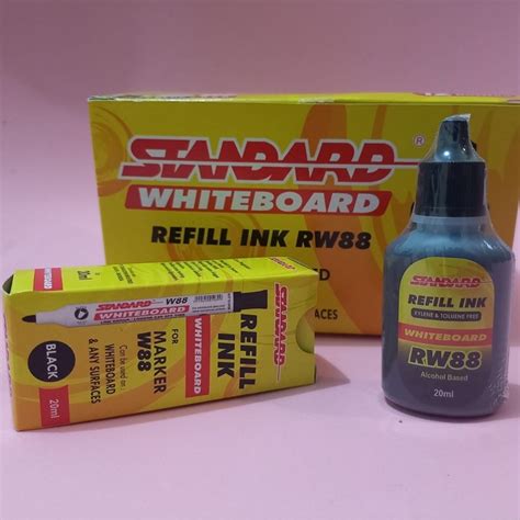 Jual Standard Isi Tinta Spidol Whiteboard Rw Refill Ink Ml