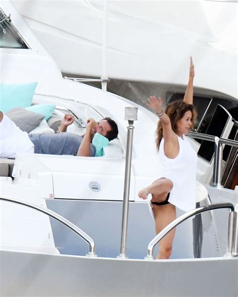 Brooke Burke In Bikini On A Yacht In Italy Hawtcelebs