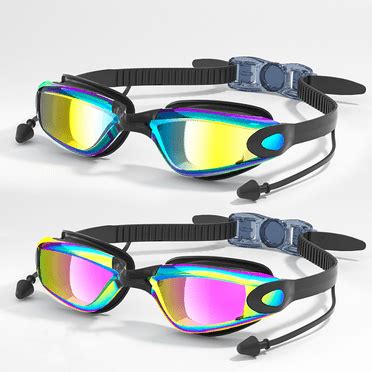 Kids Swim Goggles for Age 3-15, 2 Pack Kids Goggles for Swimming, No ...