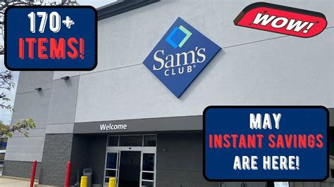 Sam S Club Huge May Instant Savings