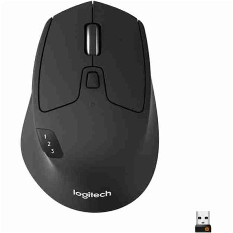 Logitech M Triathlon Multi Device Bluetooth Mouse Basictech