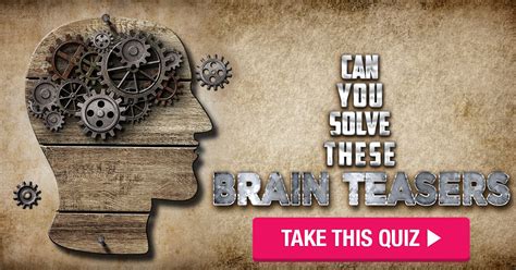 Brain Teasers Challenge 💡! Can You Solve Them? (Part 1) Quiz