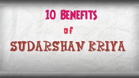 Benefits Of Sudarshan Kriya Art Of Living Short Sudarshan Kriya