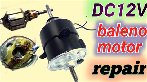 V Dc Baleno Motor Repair How To Open Dc Motor Urdu Hindi Fahid Diy