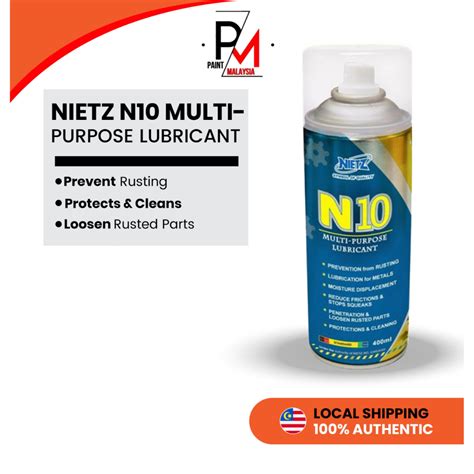 NIETZ N10 MULTI PURPOSE LUBRICANT 200ml 400ml Anti Rust Multi Purpose