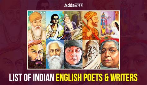 List Of Indian English Poets Writers