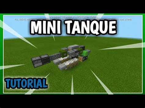 COMO HACER UN TANQUE EN MINECRAFT PE Mecanismos Minecraft Pe YouTube