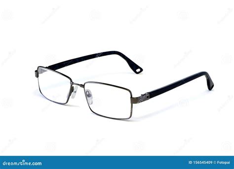 Glasses On White Background Stock Image Image Of Myopia White 156545409