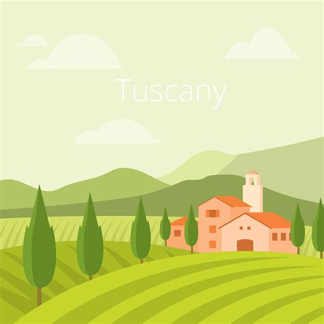 Tuscany Village Free Vector 172261 Vector Art at Vecteezy