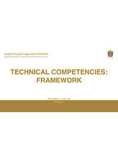 TECHNICAL COMPETENCIES: FRAMEWORK / technical-competencies-framework ...