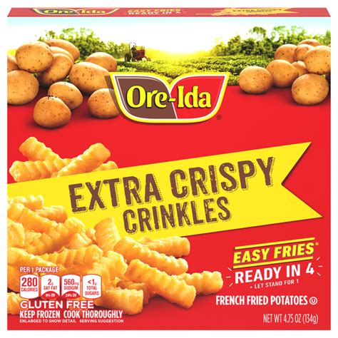 Save on Ore-Ida Easy Fries Gluten Free Extra Crispy Crinkles French ...