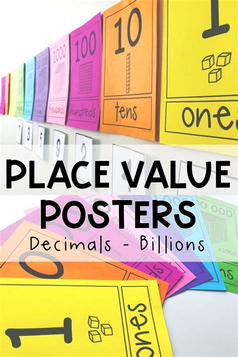 Free Printable Place Value Posters Printable Word Searches