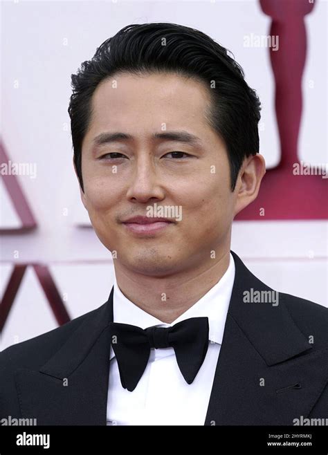 Steven Yeun at the 93rd Annual Academy Awards held at Union Station on ...