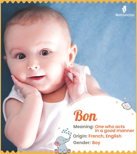 Origin Meaning Other Facts About Baby Name Bon