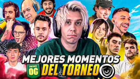 Mejores Momentos Torneo Fortnite Og De Rubius Fortniteog