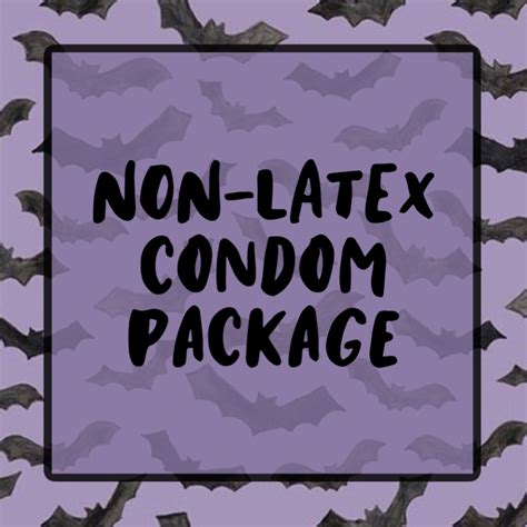 Non-Latex Condom Package - Texas Wears Condoms