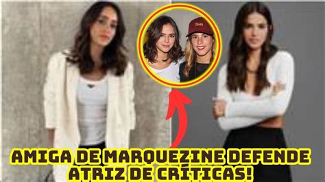 Amiga de Bruna Marquezine Shantal Verdelho rebate críticas por sair