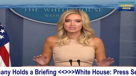 White House Press Secretary Kayleigh Mcenany Holds A Briefing Youtube