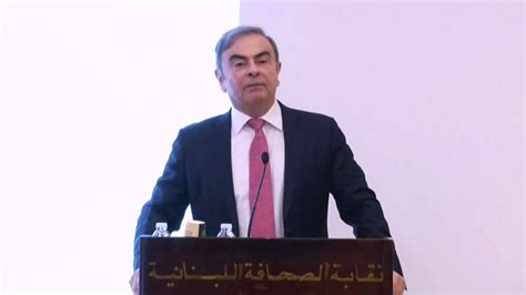 Suivez la première intervention publique de Carlos Ghosn après sa fuite