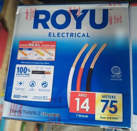 New Royu Meters Stranded Wire Thhn Thwn Lazada Ph