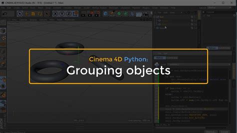 Cinema D Python Grouping Objects Youtube