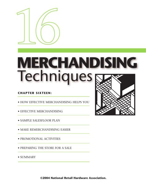 MERCHANDISING Techniques