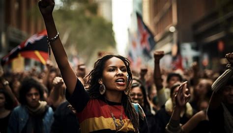 Premium AI Image | Australia Day Solemnity of the Indigenous protest ...