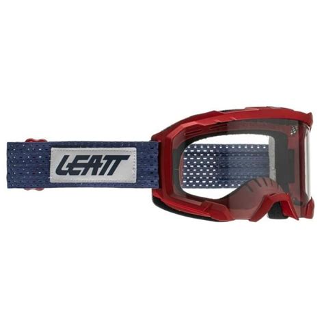 Masque Leatt Velocity 4 0 MTB Ecran Clair 83 Rouge Bleu