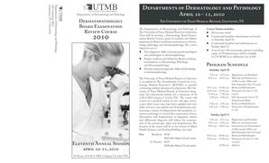 Fillable Online Utmb Departments Of Dermatology And Pathology April 10