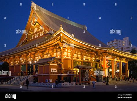 Japan Tokyo Asakusa Sensoji Temple Stock Photo Alamy