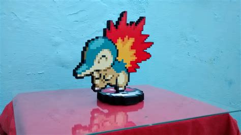 Pokémon Cyndaquil Pixel Art Com Base Elo7 Produtos Especiais