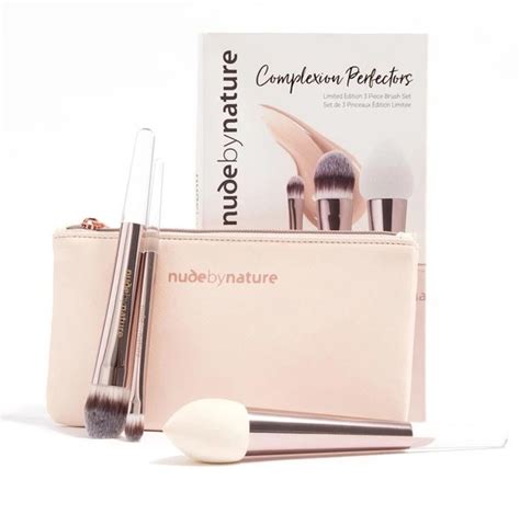 Buy Nude By Nature Complexion Perfectors Brush Set 3 Piece At Mighty