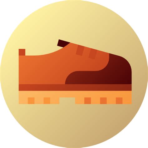 Shoe Flat Circular Gradient icon